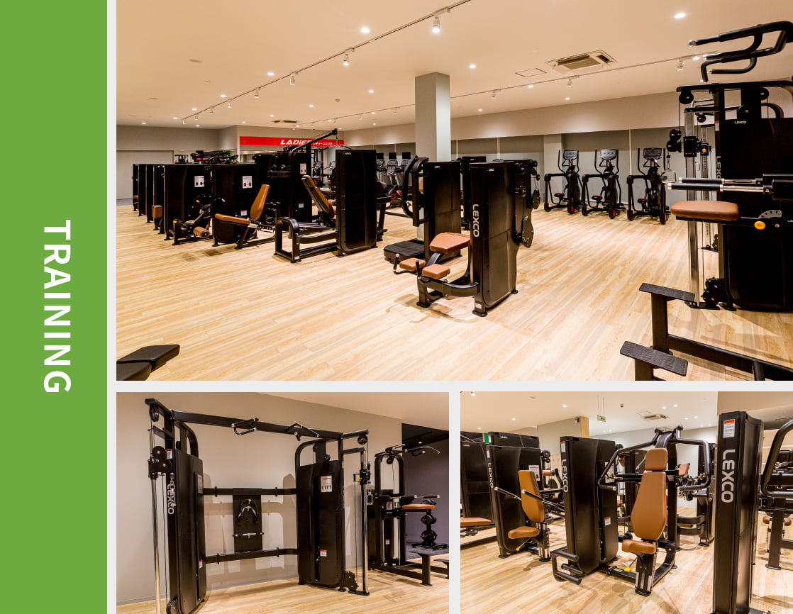 トレーニングマシンエリア