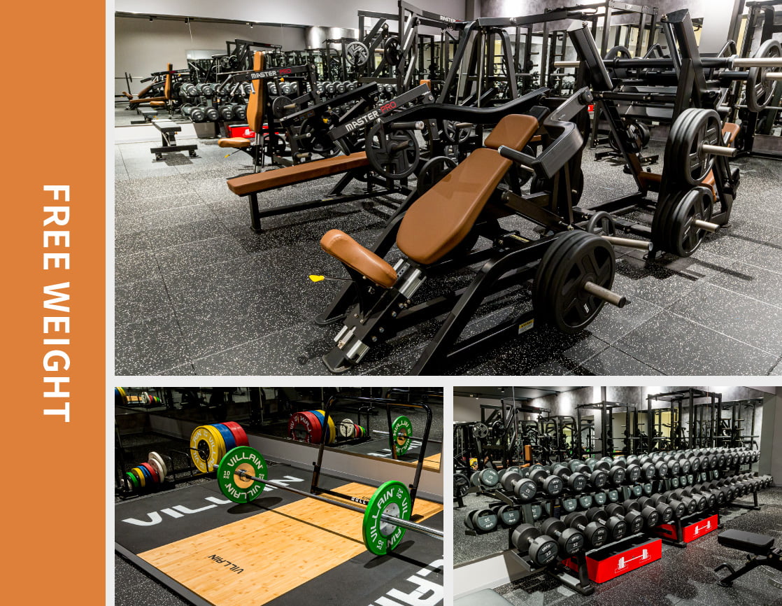 フリーウエイトエリア